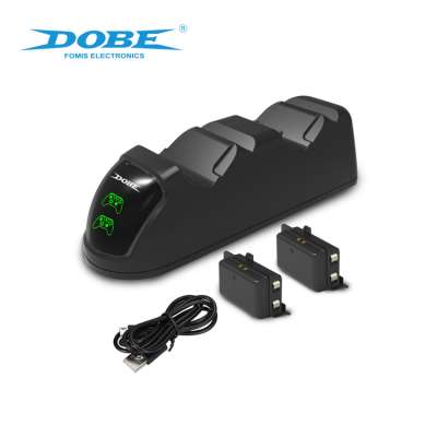 DOBE Factory Original Dual Charging Dock With Rechargeable Battery Pack for Xbox One S/X Gaming Controller Game Accessories